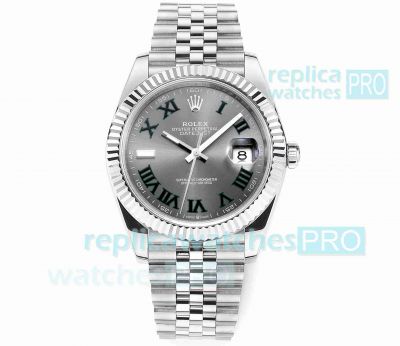 DD Factory Swiss Rolex Wimbledon Datejust II 904L Stainless Steel Green Roman Watch